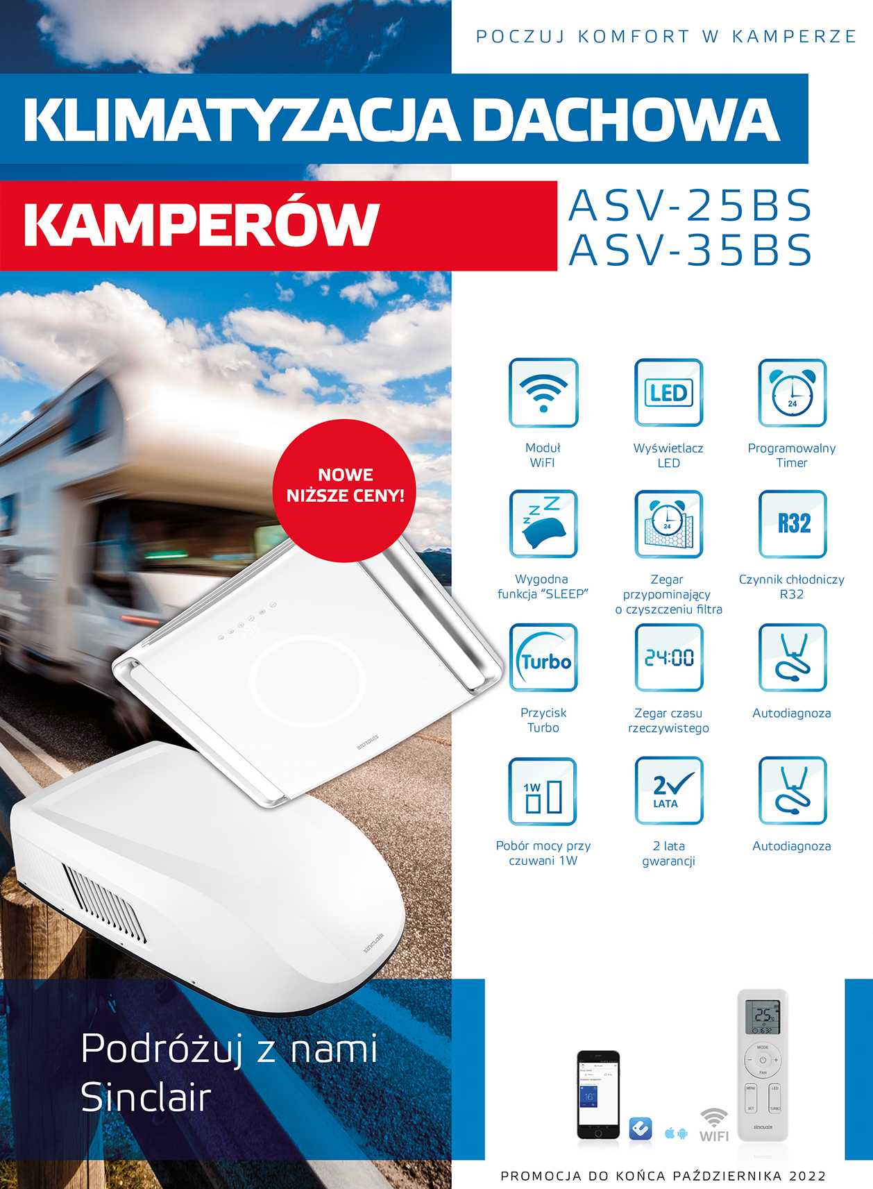 Kliatyzacja dachowa kamper&oacute;w